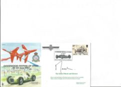 Motor Racing Earl of March signed 1997 Goodwood Festival of Speed cover. Good condition. All