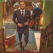 Colin Firth signed 12x8 colour photo from Kingsman. Good condition. All autographs come with a
