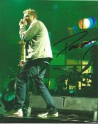 Damon Albarn 10x8 signed colour photo. Damon Albarn OBE is an English musician, singer,