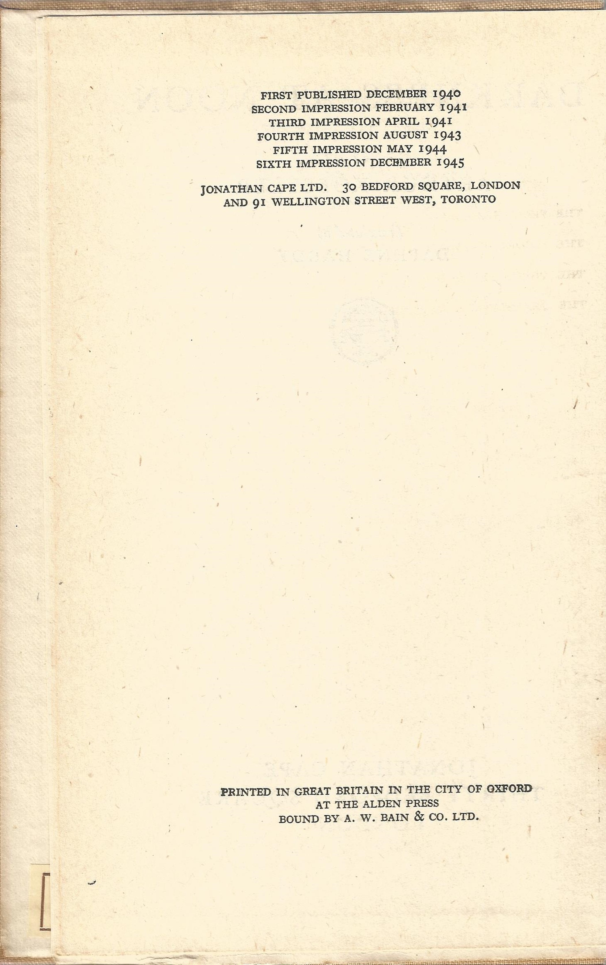 Arrival and Departure and Darkness at Noon by Arthur Koestler Hardback Books 1945 published by - Image 5 of 5