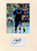 Football Gary Cahill 16x12 overall Chelsea mounted signature piece includes signed album page and