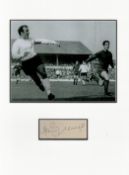 Football Jimmy Greaves 16x12 overall Tottenham Hotspur mounted signature piece includes signed album