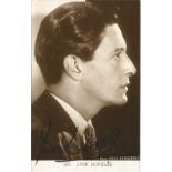 Actor Ivor Novello signed vintage black and white 5½x3½ image. Ivor Novello was a Welsh composer and