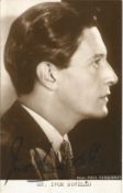 Actor Ivor Novello signed vintage black and white 5½x3½ image. Ivor Novello was a Welsh composer and