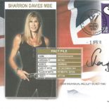 Olympian Sharron Davies signed 2010 Medal Heroes cover. Silver medal swimmer 1980. Good condition.