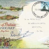 WW2, Donald Kingaby Battle of Britain 25th anniversary special commemorative issue first day cover