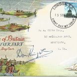 WW2, Donald Kingaby Battle of Britain 25th anniversary special commemorative issue first day cover