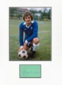 Football Ray Wilkins 16x12 overall Chelsea mounted signature piece includes signed album page and