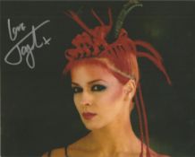 Toyah Willcox signed 10x8 colour photo. Toyah Ann Willcox (born 18 May 1958) is an English musician,