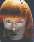 Toyah Willcox 10x8 Coloured Photo Signed. Good condition. All autographs come with a Certificate