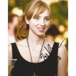 Zoe Kazan 10x8 signed colour photo. Zoe Kazan is an American actress, playwright, and