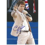 Cliff Richard famous British singer and songwriter 12x8 signed colour photo. Good condition. All