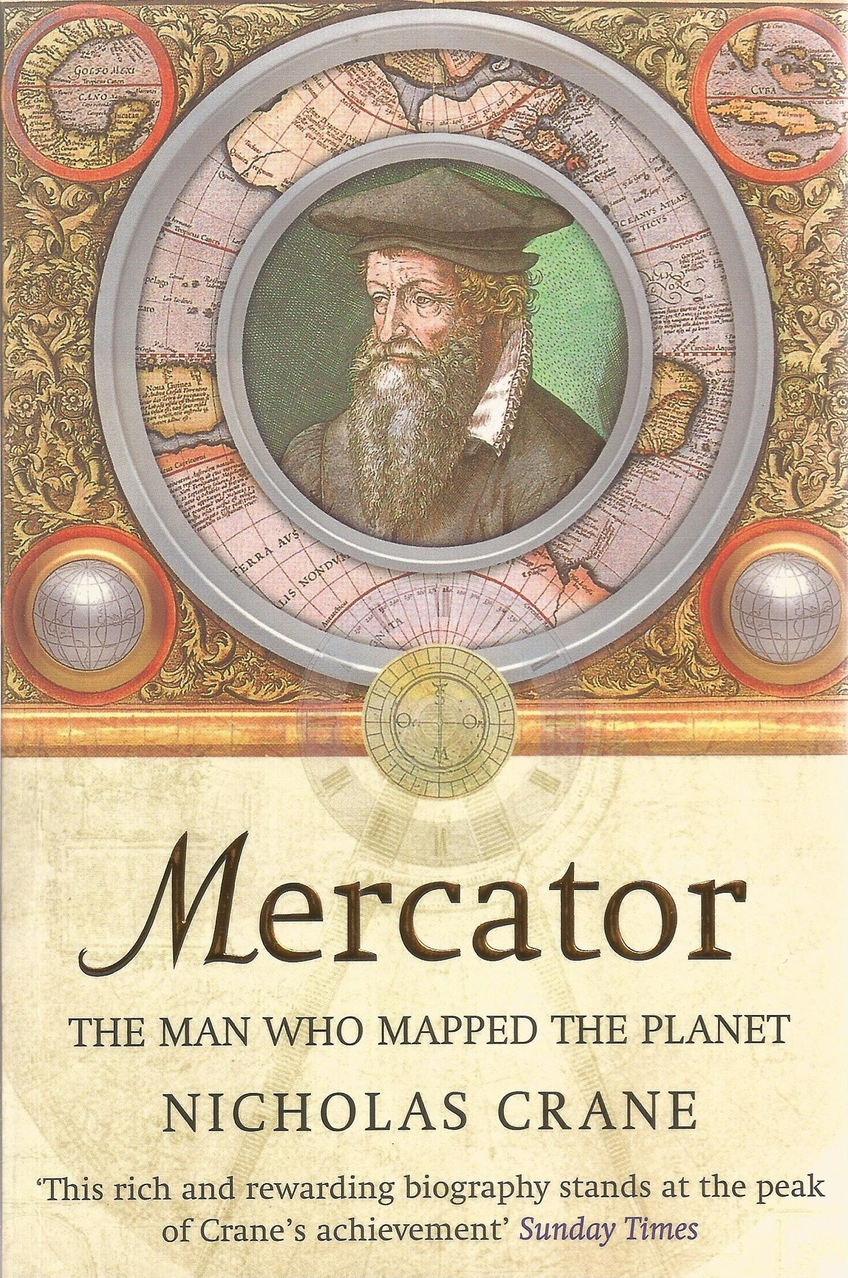 Signed Book Mercator The Man Who Mapped The Planet by Nicholas Crane 2003 Softback Book Signed by