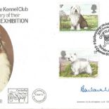 Barbara Woodhouse signed Benham Crufts Official FDC celebrating the 30th anniversary of Crufts