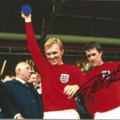 Geoff Hurst signed 12x8 colour photo. Geoff was part of the England football team who won the