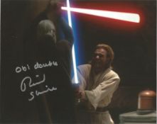 Richard Stride 10x8 signed colour photo as Poggle the Lesser in Star Wars: Episode III Revenge of