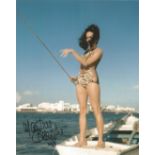 Martine Beswick signed James Bond 10x8 inch colour photo who starred in From Russia with Love and