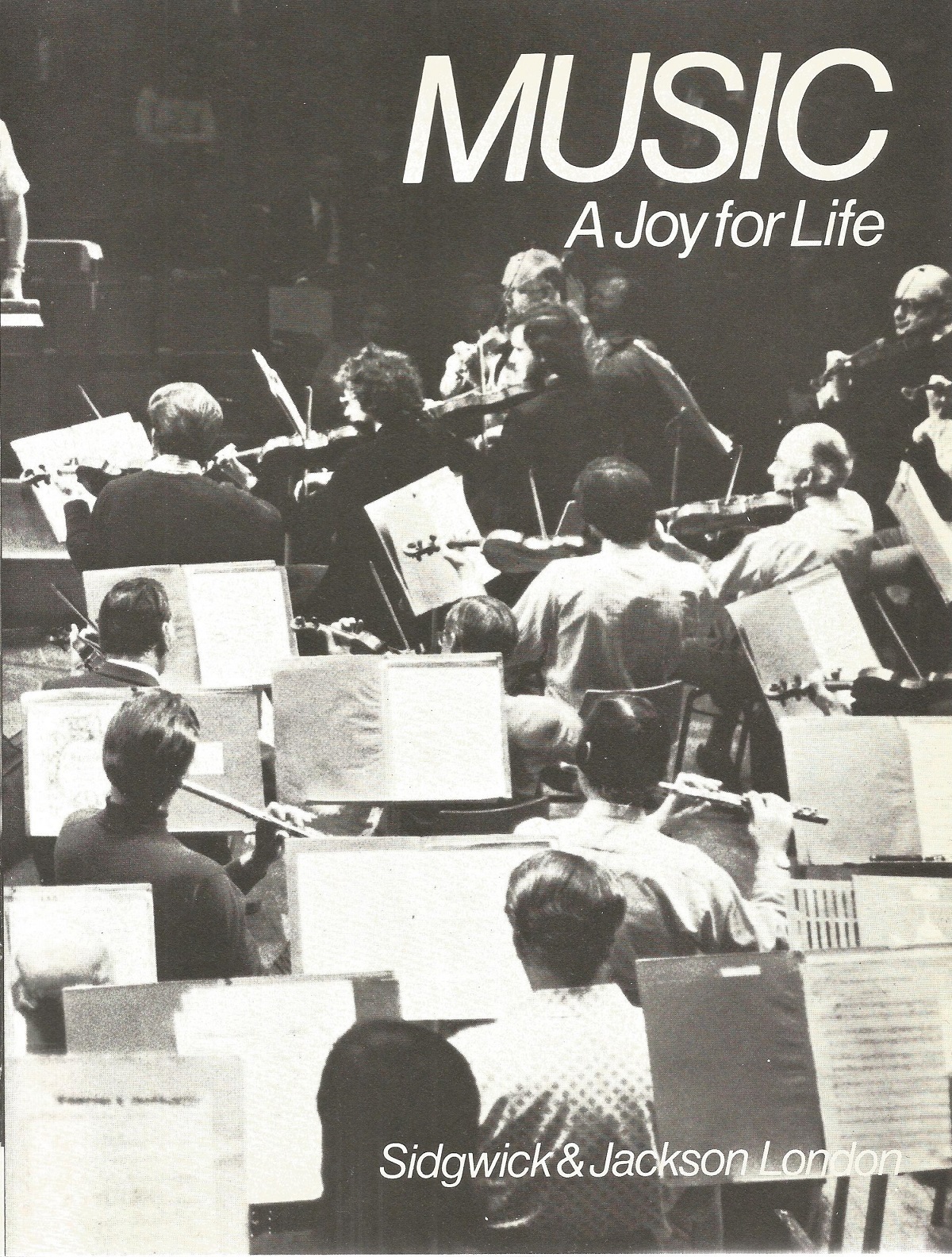 Signed Book Music A Joy For Life by Edward Heath Hardback Book 1976 Signed by Edward Heath on the - Image 3 of 4