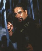 Lani Tupu Signed 10x8 colour photo. Signed in gold pen. Lani Tupu is an actor and writer, known