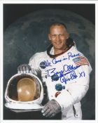 Buzz Aldrin famous American astronaut on the Gemini 12 1966 moon landing and space walk and the