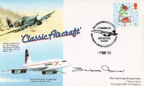 Concorde Barbara Harmer signed Classic Aircraft 25th ann Supersonic flight cover, numbered 3 of 5