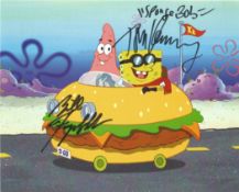 SpongeBob Squarepants 8x10 photo signed by Tom Kenny SpongeBob and Bill Fagerbakke Patrick Star a