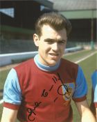 Football John Connelly signed 14x11 Burnley mounted colour photo. John Michael Connelly (18 July