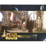 David Stone 10x8 signed colour photo. David Stone is an actor who portrayed the character Wioslea in