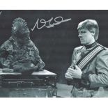 Nabil Shaban as Sil Doctor Who 10x8 Black and White Signed. Good condition. All autographs come with