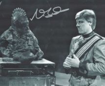 Nabil Shaban as Sil Doctor Who 10x8 Black and White Signed. Good condition. All autographs come with