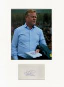 Football Ronald Koeman 16x12 overall Southampton mounted signature piece includes signed album