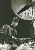 Charlie Watts signed 12x8 black and white photo. Charles Robert Watts (2 June 1941 - 24 August 2021)