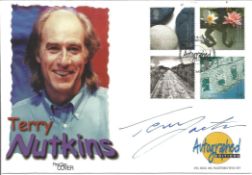 Terry Nutkins signed Autographed Editions Millennium official FDC Postmark March 2000. Full Set.