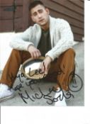 Michael Socha signed and dedicated 10x8 colour image. Micheal is an english actor known for his role
