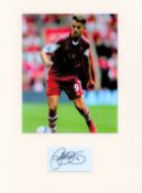 Football Jay Rodriguez 16x12 overall Southampton mounted signature piece includes signed album