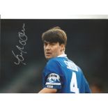 Ian Snodin Everton Signed 12 x 8 inch football photo. Good condition. All autographs come with a