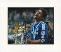 Football Diego Costa signed 13x11 mounted colour photo pictured celebrating during his time with