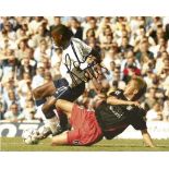 Football. Rohan Ricketts Signed 10x8 colour photo. Photo shows Ricketts in action for Spurs VS