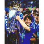 Shinji Okazaki Leicester City Signed 10 x 8 inch football photo. Good condition. All autographs come