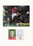 Football Robin Van Persie 16x12 overall Manchester United mounted signature piece includes signed