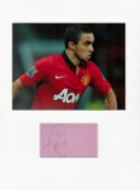 Football Rafael 16x12 overall Manchester United mounted signature piece includes signed album page
