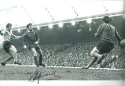 Football Steve Heighway signed 12x8 Liverpool black and white photo. Good condition. All