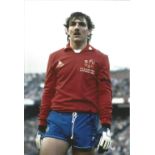 Neville Southall Everton Signed 12 x 8 inch football photo. Good condition. All autographs come with