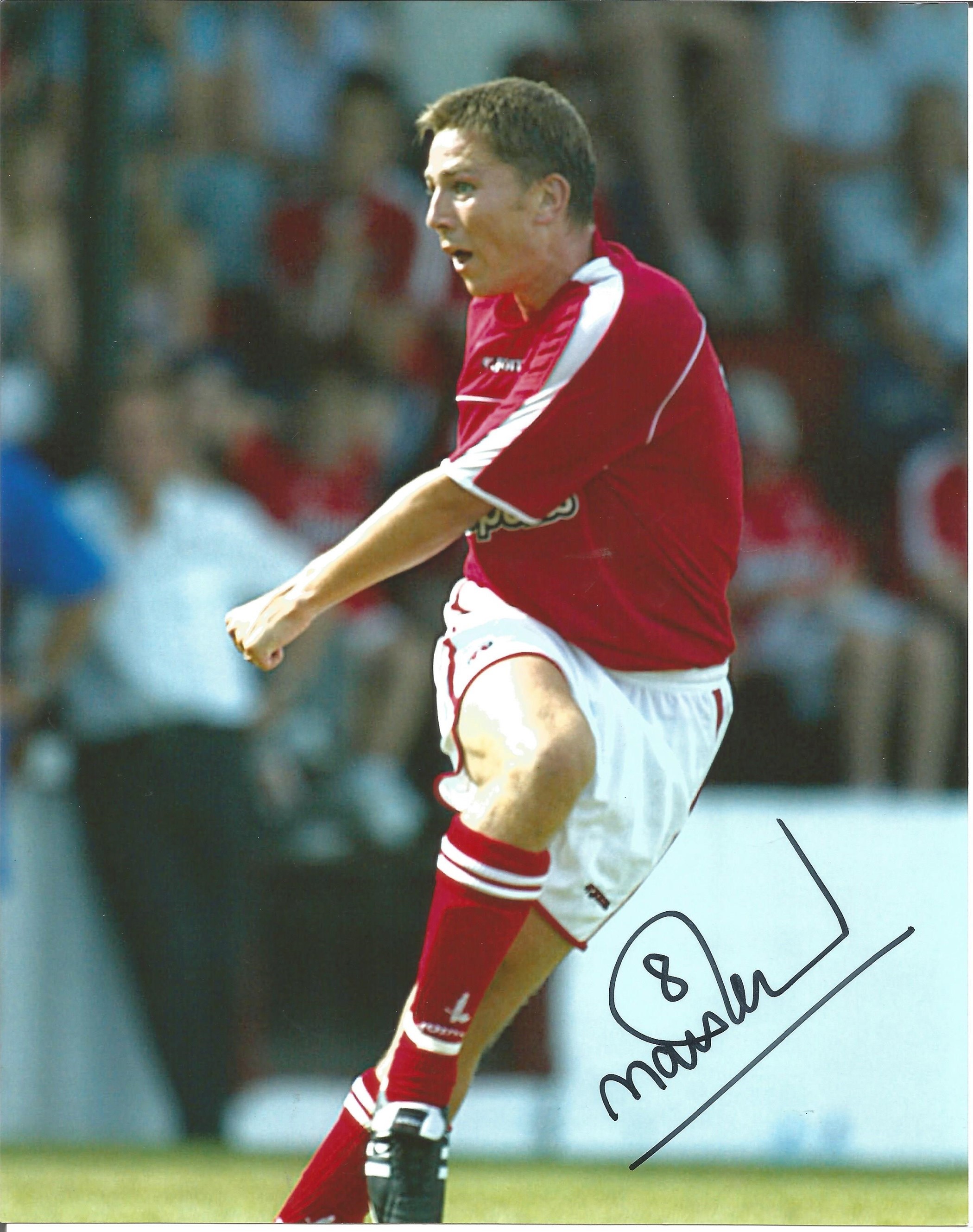 Matt Holland signed 10x8 colour football photo pictured in action for Charlton Athletic. Good