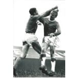 Alex Young Everton Signed 12 x 8 inch football photo. Good condition. All autographs come with a