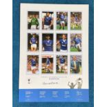 Howard Kendall signed 22x16 Everton European Cup Winners Cup Kings 1985 Big Blue Tube print