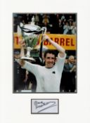 Football Dave Mackay 16x12 overall Derby County mounted signature piece includes signed album page