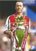 Lee Dixon signed 12x8 Arsenal colour photo. Good condition. All autographs come with a Certificate