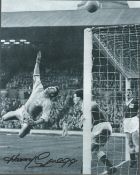 Football. Harry Gregg Signed 10x8 black and white photo. Photo shows Gregg in action for Northern