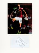 Football Daley Blind 16x12 overall Manchester United mounted signature piece includes a signed album
